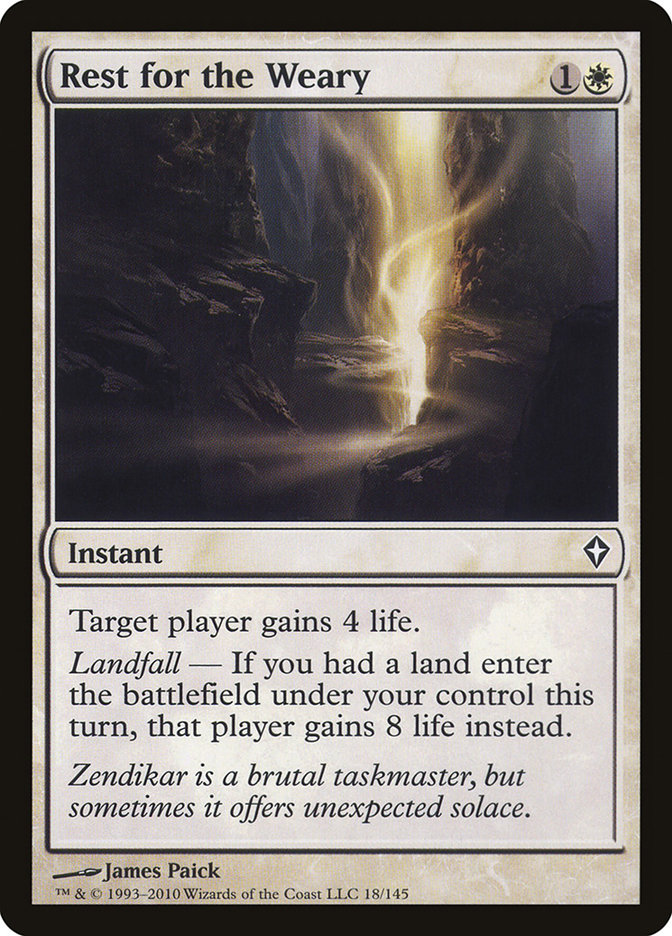Rest for the Weary WWK-18 Worldwake Magic card