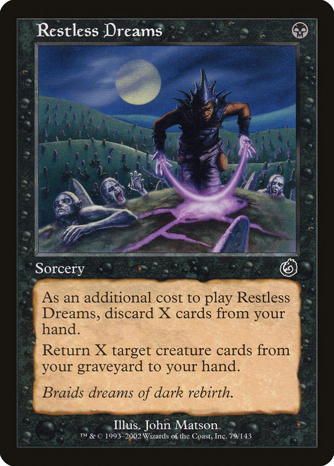 Restless Dreams TOR-79 Torment Magic card