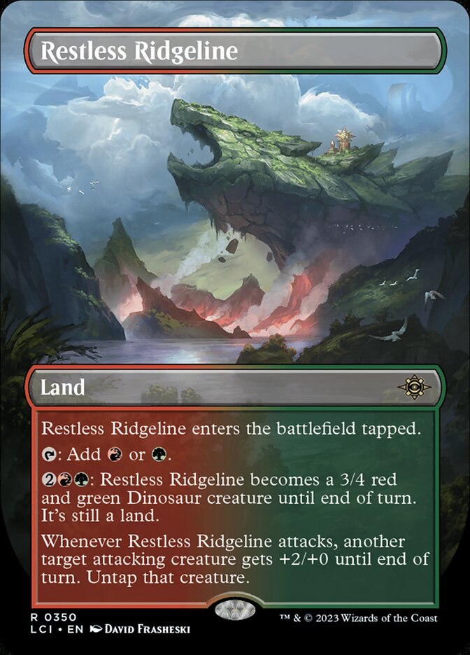 Restless Ridgeline LCI-350 The Lost Caverns of Ixalan Magic card