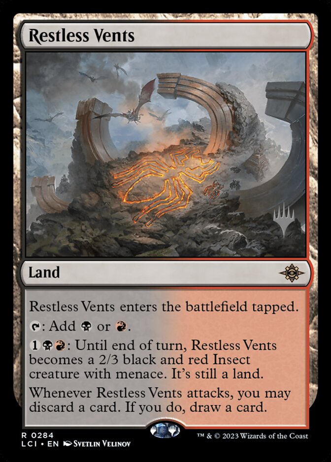 Restless Vents PLCI-284P The Lost Caverns of Ixalan Promos Magic card