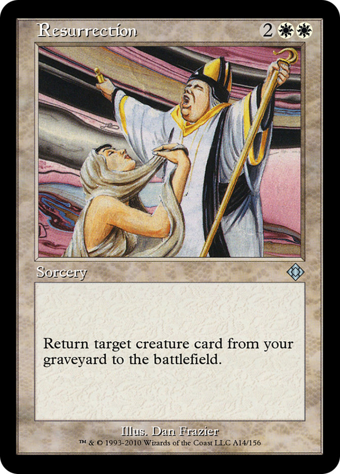 Resurrection TD0-A14 Magic Online Theme Decks Magic card