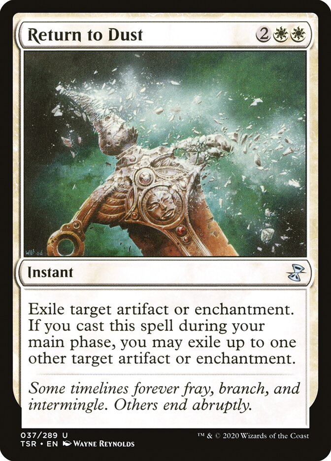 Return to Dust TSR-37 Time Spiral Remastered Magic card