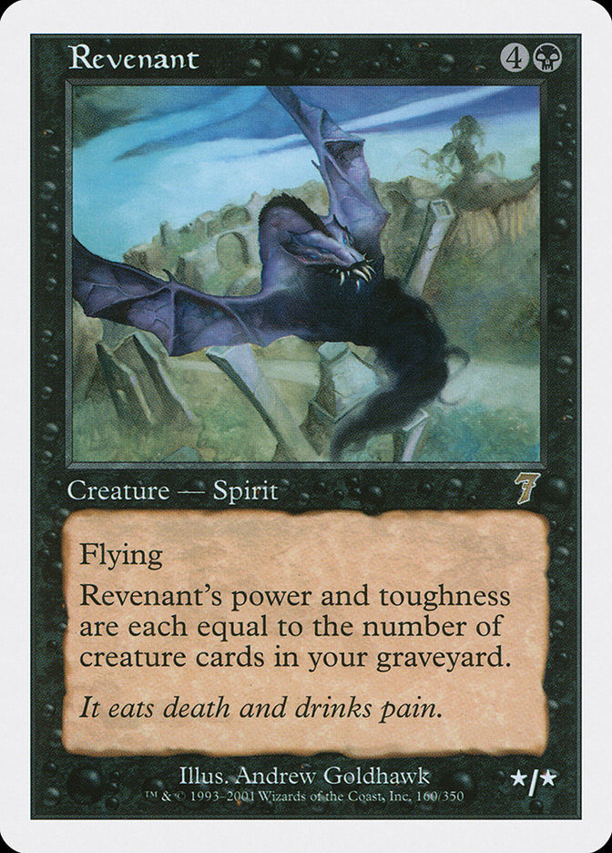 Revenant 7ED-160 Seventh Edition Magic card