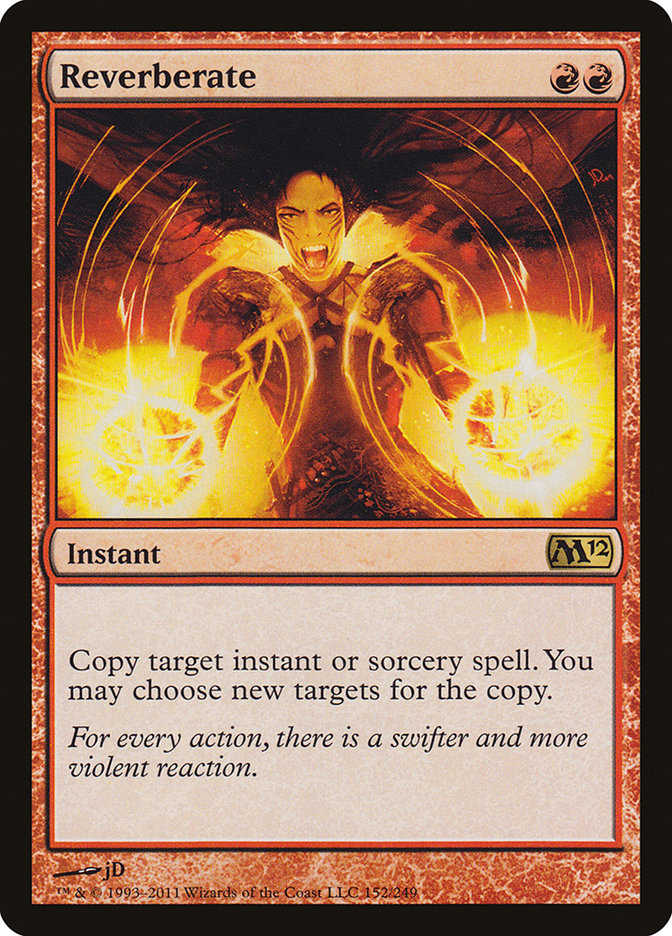 Reverberate M12-152 Magic 2012 Magic card