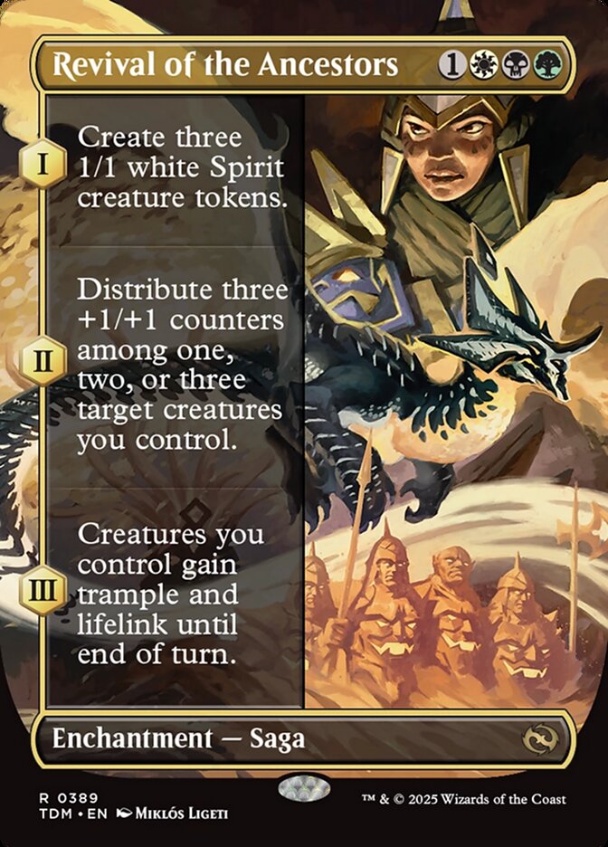 Revival of the Ancestors TDM-389 Tarkir: Dragonstorm Magic card