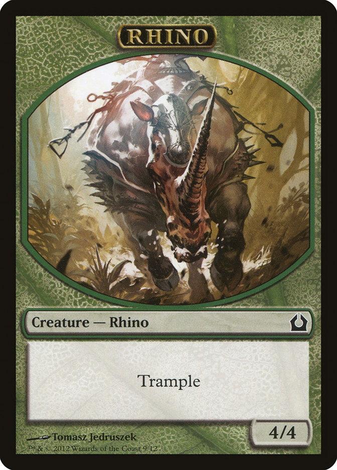Rhino TRTR-9 Return to Ravnica Tokens Magic card