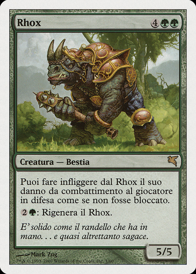 Rhox PSAL-K1 Salvat 2005 Magic card