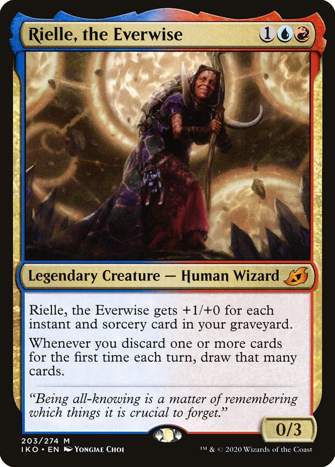 Rielle, the Everwise IKO-203 Ikoria: Lair of Behemoths Magic card