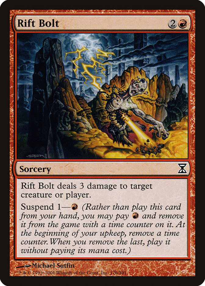 Rift Bolt TSP-176 Time Spiral Magic card