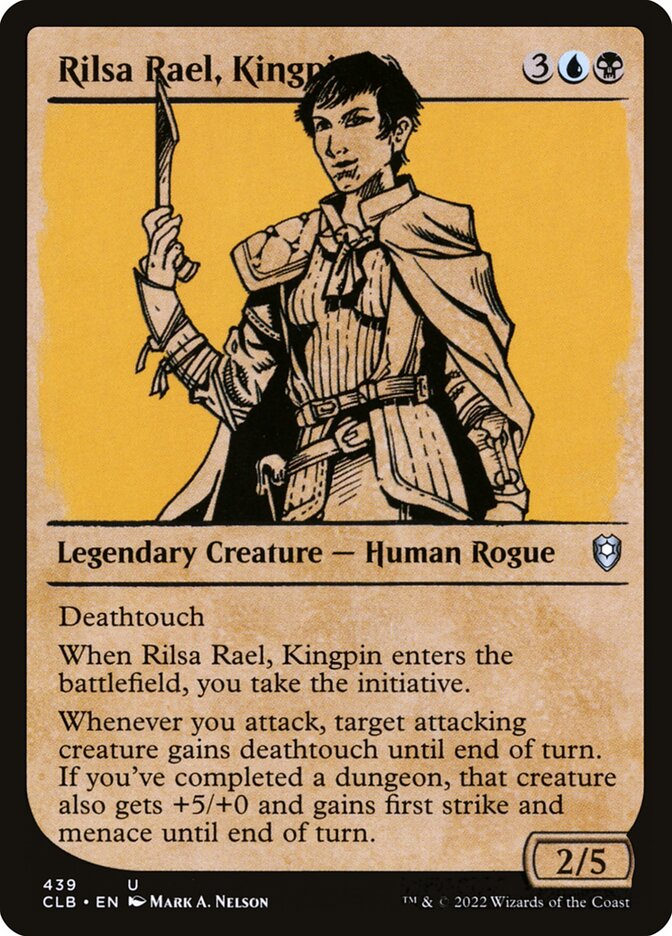 Rilsa Rael, Kingpin CLB-439 Commander Legends: Battle for Baldur's Gate Magic card