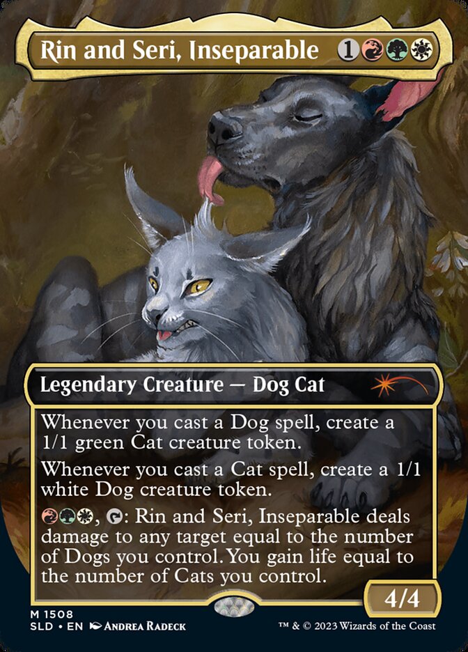 Rin and Seri, Inseparable // Rin and Seri, Inseparable SLD-1508 Secret Lair Drop Magic card
