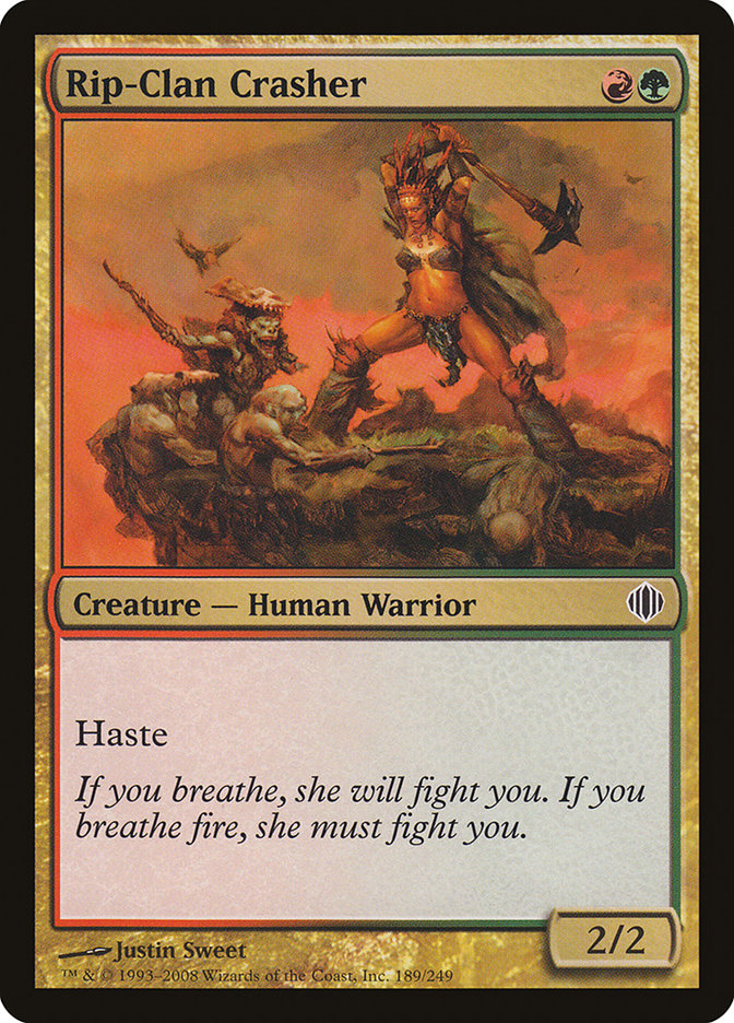 Rip-Clan Crasher ALA-189 Shards of Alara Magic card