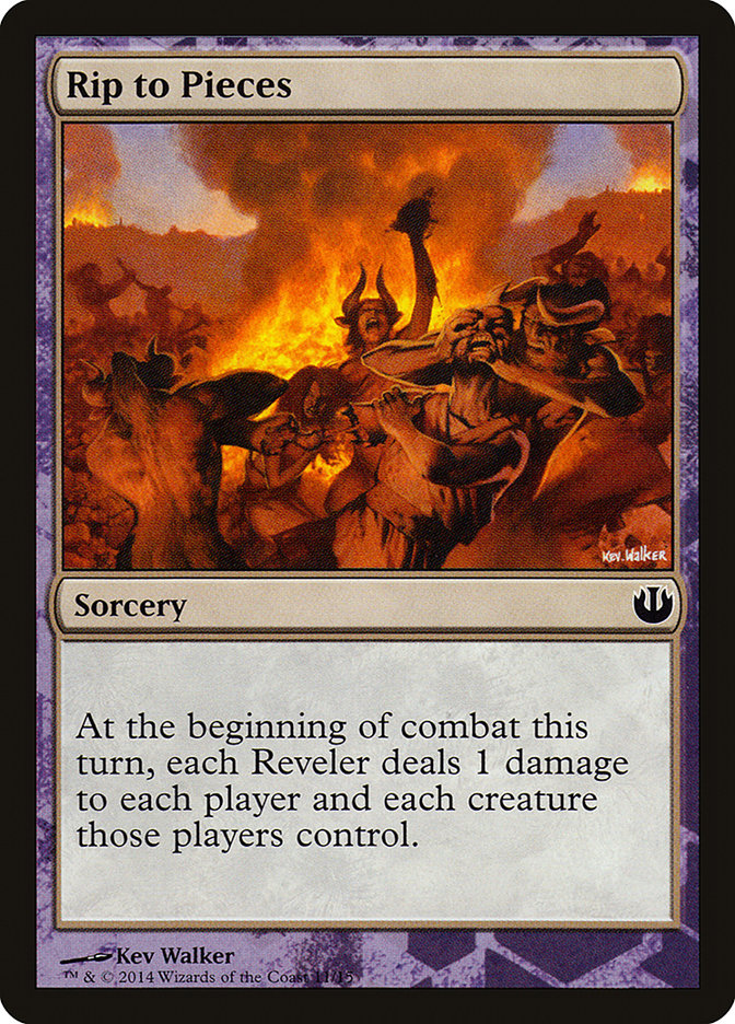 Rip to Pieces TDAG-11 Defeat a God Magic card