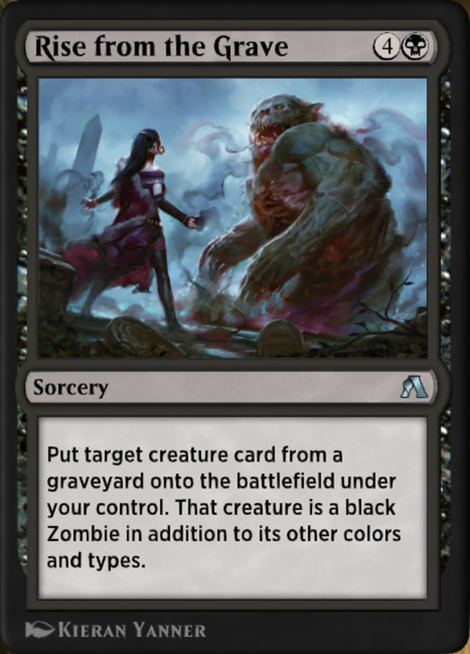 Rise from the Grave XANA-34 Arena New Player Experience Extras Magic card