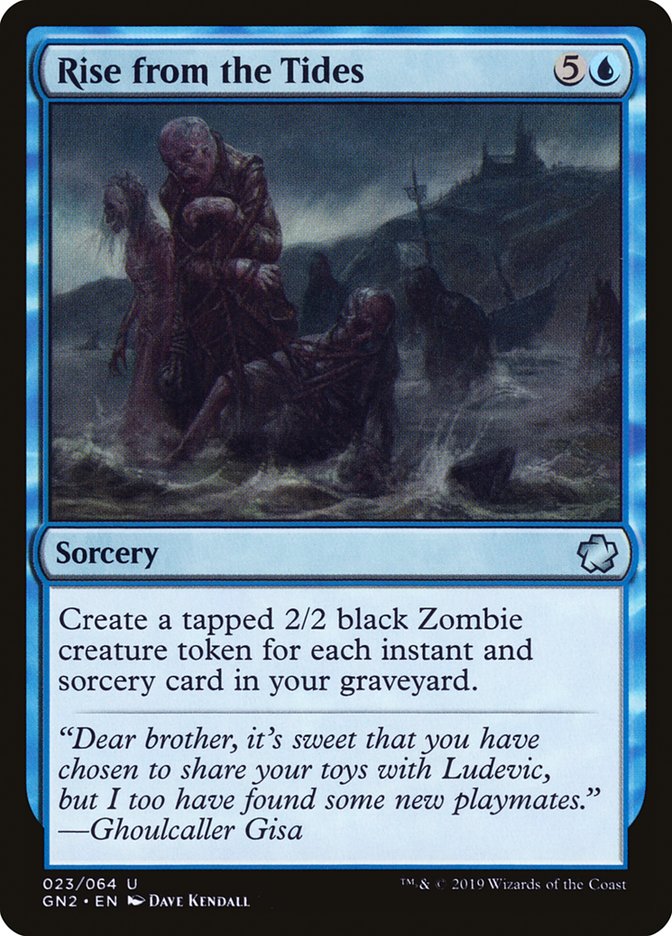 Rise from the Tides GN2-23 Game Night 2019 Magic card