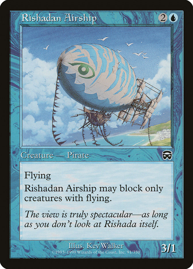 Rishadan Airship MMQ-91 Mercadian Masques Magic card