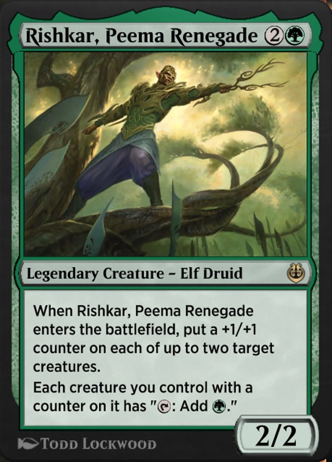 Rishkar, Peema Renegade KLR-179 Kaladesh Remastered Magic card