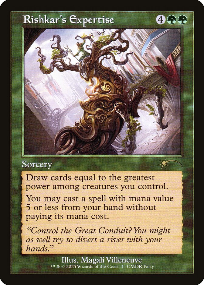 Rishkar's Expertise PW25-1 Wizards Play Network 2025 Magic card
