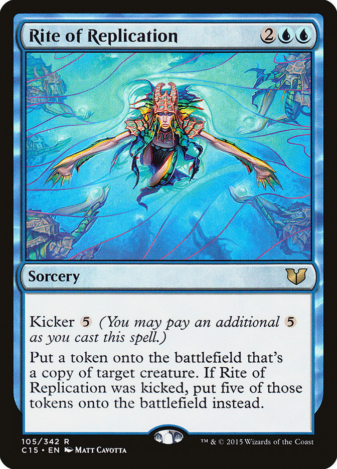 Rite of Replication C15-105 Commander 2015 Magic card