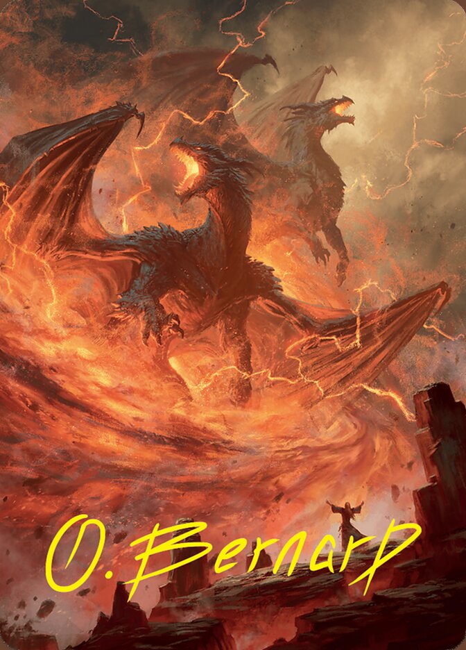 Rite of the Dragoncaller // Rite of the Dragoncaller AFDN-38 Foundations Art Series Magic card