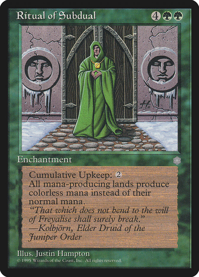 Ritual of Subdual ICE-261 Ice Age Magic card