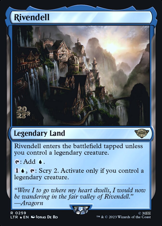 Rivendell PLTR-259S Tales of Middle-earth Promos Magic card