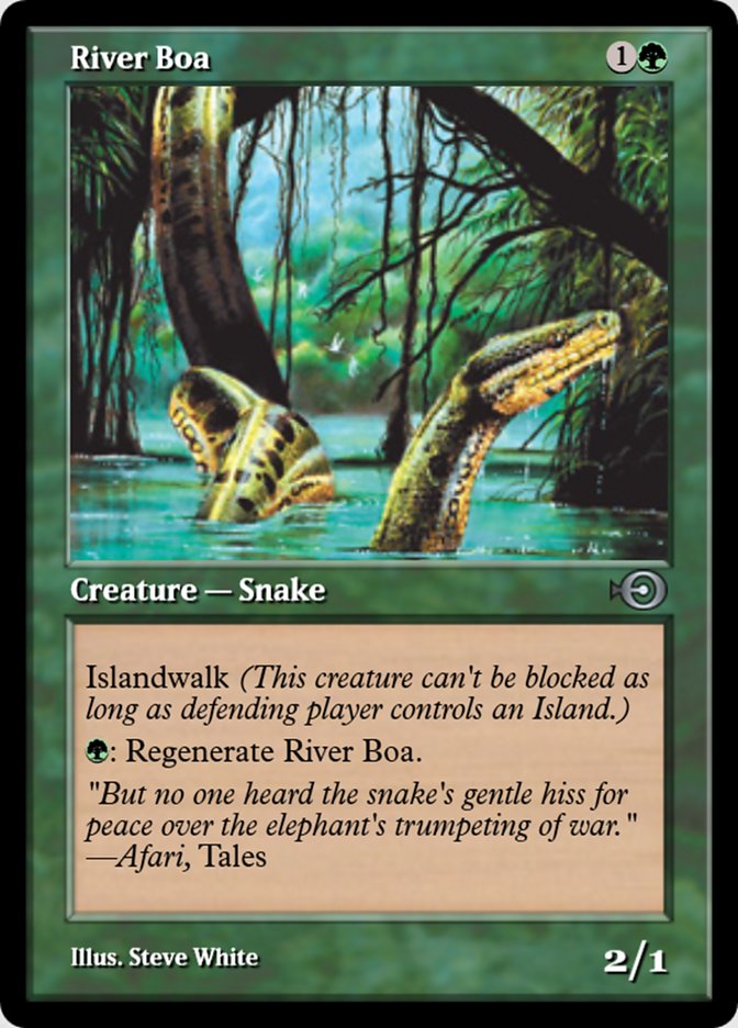 River Boa PRM-36014 Magic Online Promos Magic card