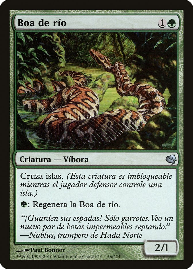 River Boa PS11-156 Salvat 2011 Magic card