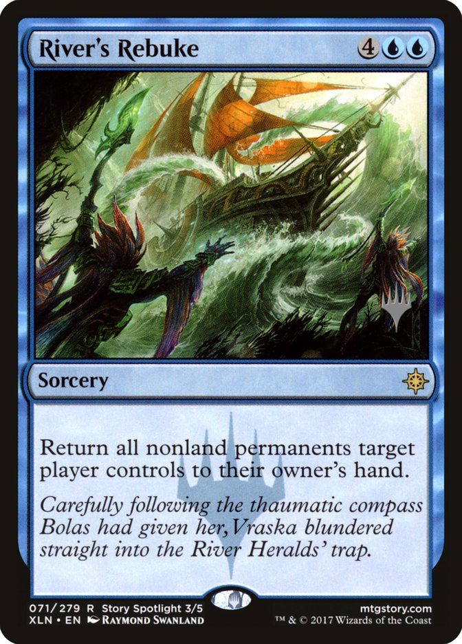 River's Rebuke PXLN-71P Ixalan Promos Magic card