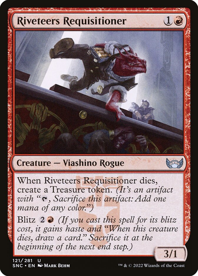 Riveteers Requisitioner SNC-121 Streets of New Capenna Magic card