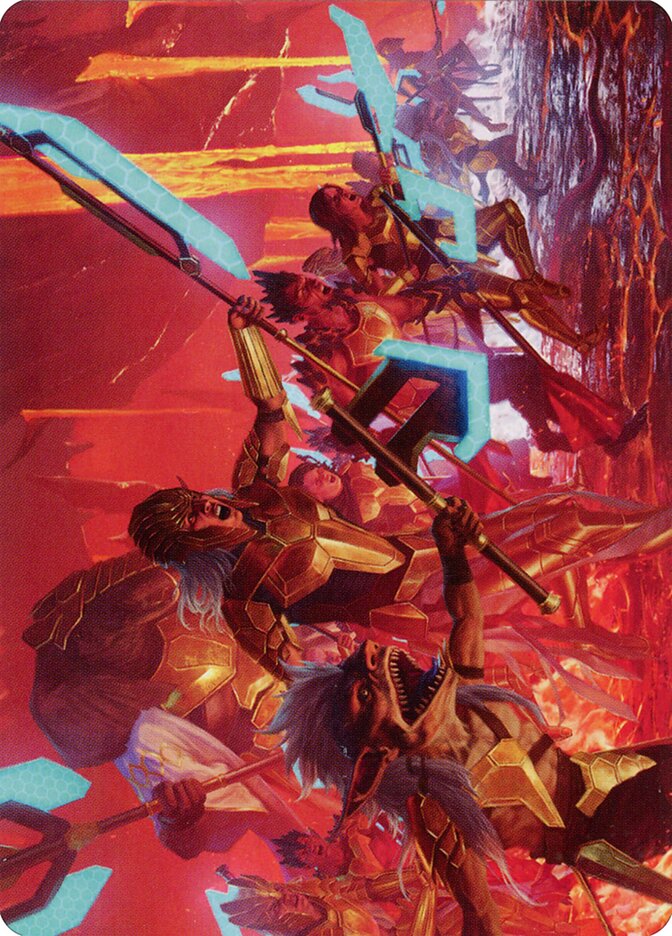 Roar of Resistance // Roar of Resistance AONE-34 Phyrexia: All Will Be One Art Series Magic card
