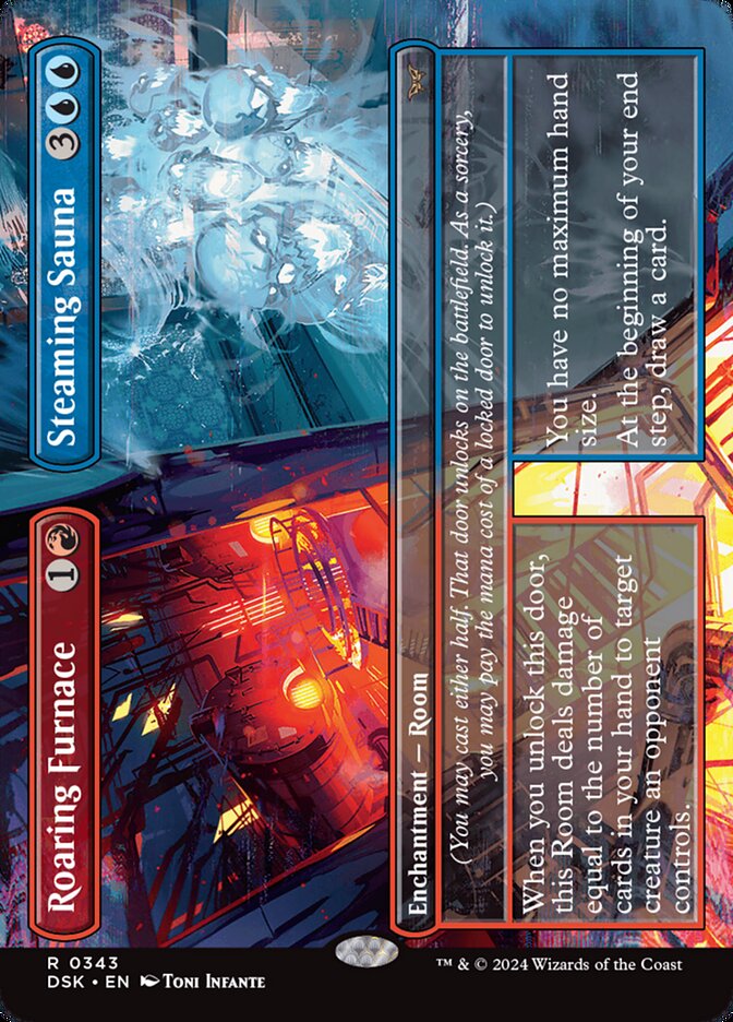 Roaring Furnace // Steaming Sauna DSK-343 Duskmourn: House of Horror Magic card