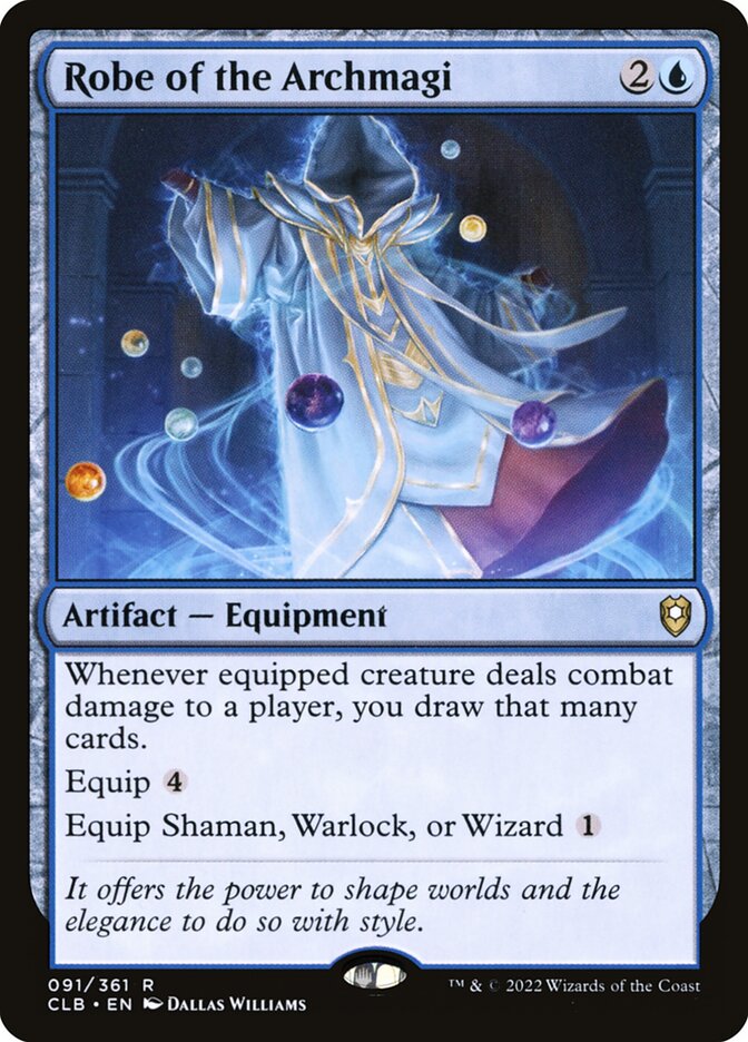Robe of the Archmagi CLB-91 Commander Legends: Battle for Baldur's Gate Magic card
