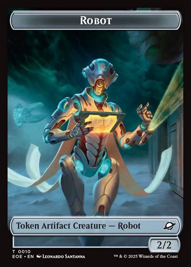 Robot TEOE-10 Edge of Eternities Tokens Magic card