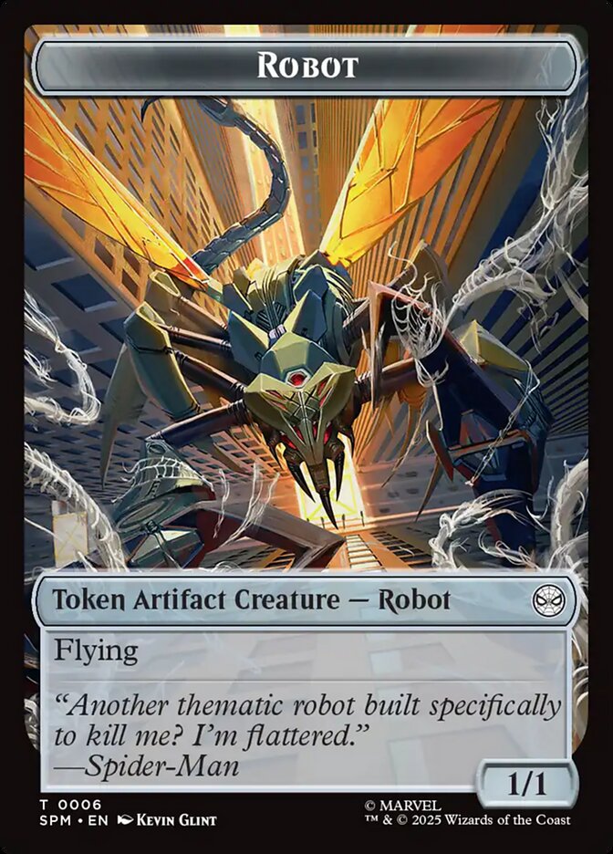 Robot TSPM-6 Marvel's Spider-Man Tokens Magic card