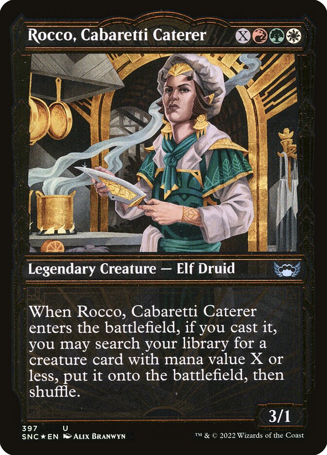 Rocco, Cabaretti Caterer SNC-397 Streets of New Capenna Magic card