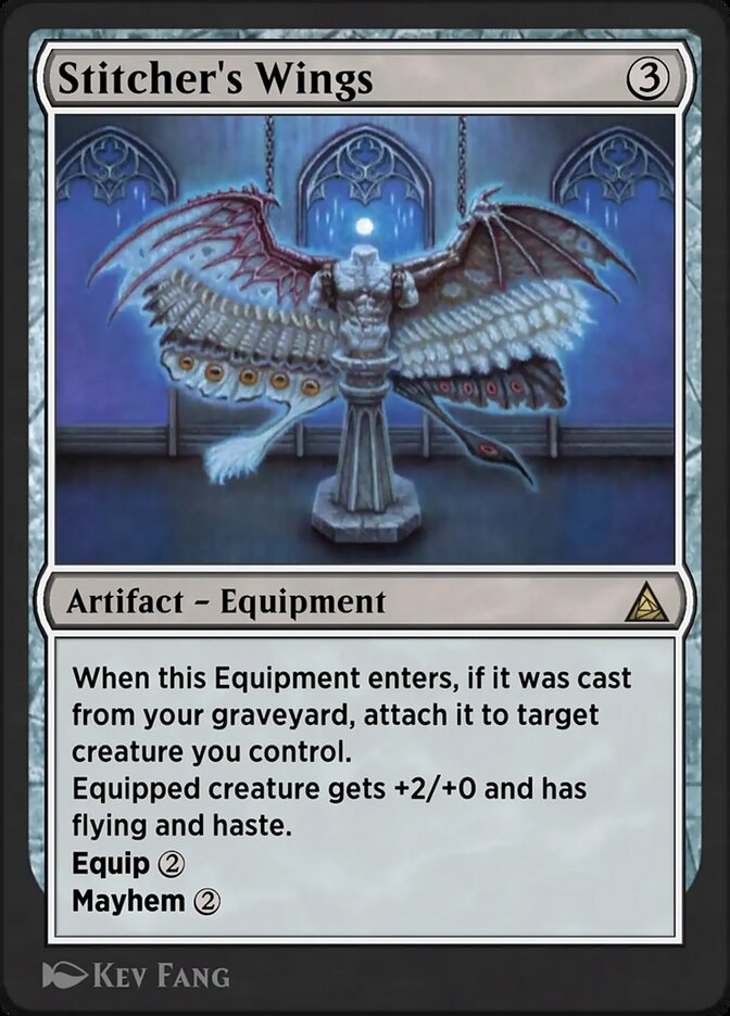 Rocket-Powered Goblin Glider OM1-175 Through the Omenpaths Magic card