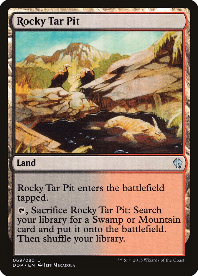 Rocky Tar Pit DDP-69 Duel Decks: Zendikar vs. Eldrazi Magic card