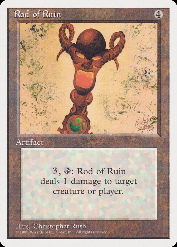 Rod of Ruin RQS-51 Rivals Quick Start Set Magic card