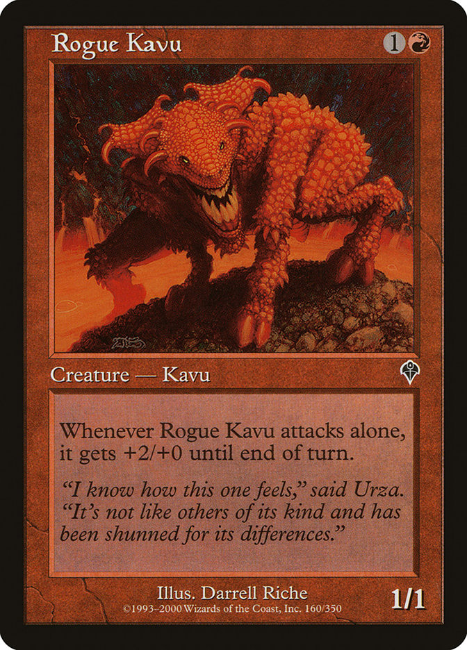 Rogue Kavu INV-160 Invasion Magic card