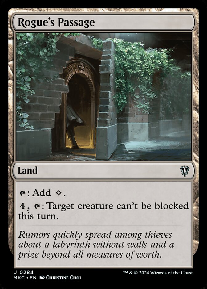 Rogue's Passage MKC-284 Murders at Karlov Manor Commander Magic card