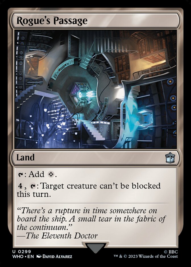 Rogue's Passage WHO-299 Doctor Who Magic card