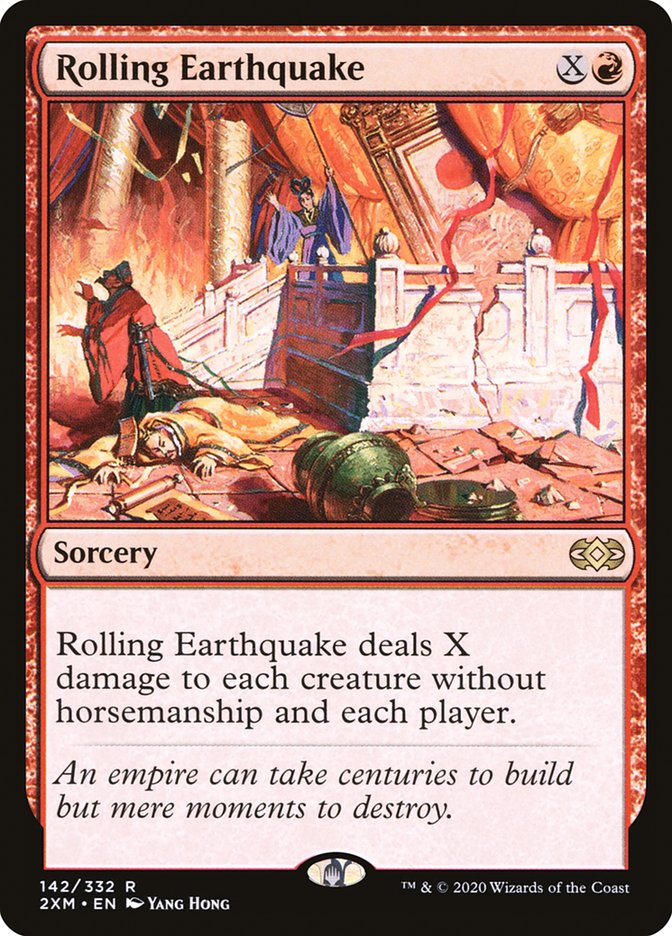 Rolling Earthquake 2XM-142 Double Masters Magic card
