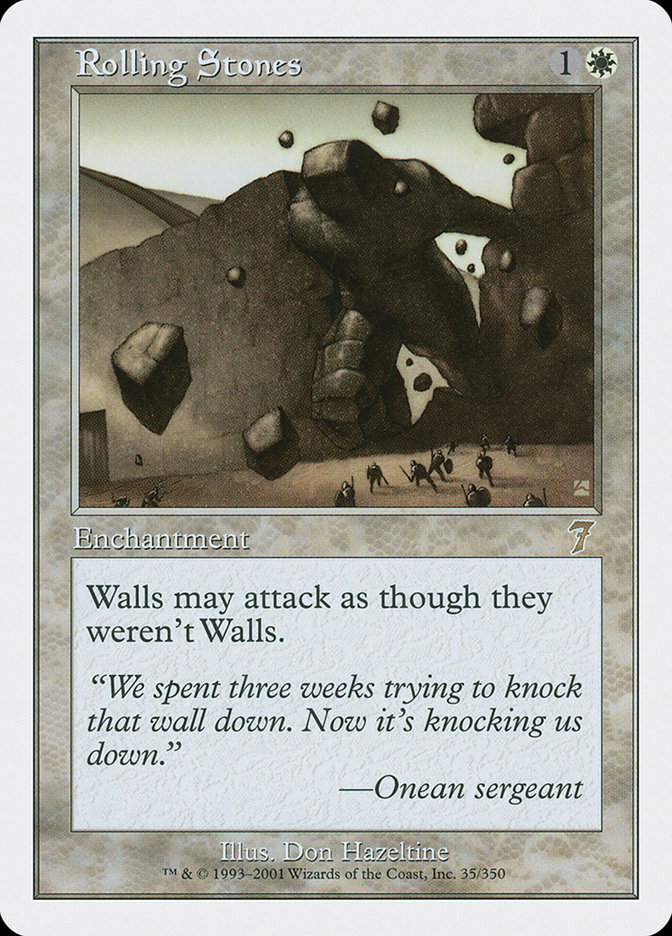 Rolling Stones 7ED-35 Seventh Edition Magic card