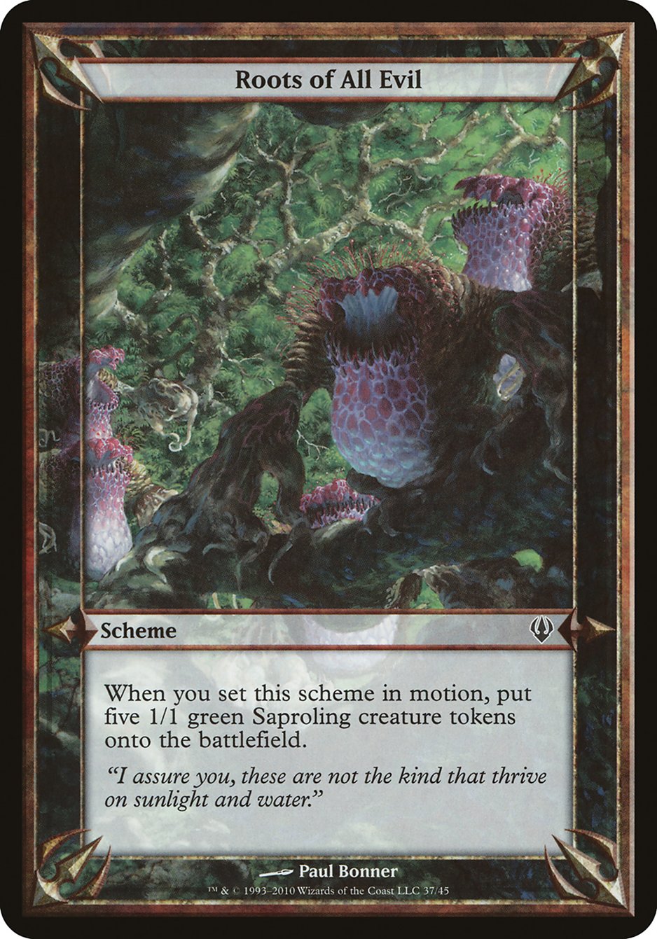Roots of All Evil OARC-37STAR Archenemy Schemes Magic card