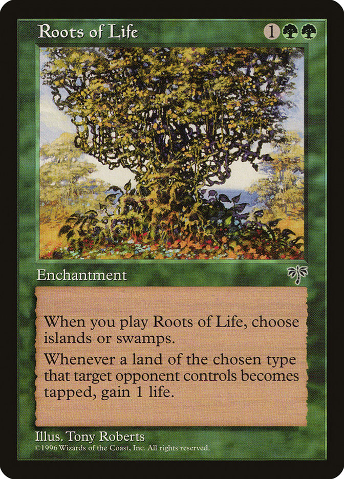 Roots of Life MIR-237 Mirage Magic card