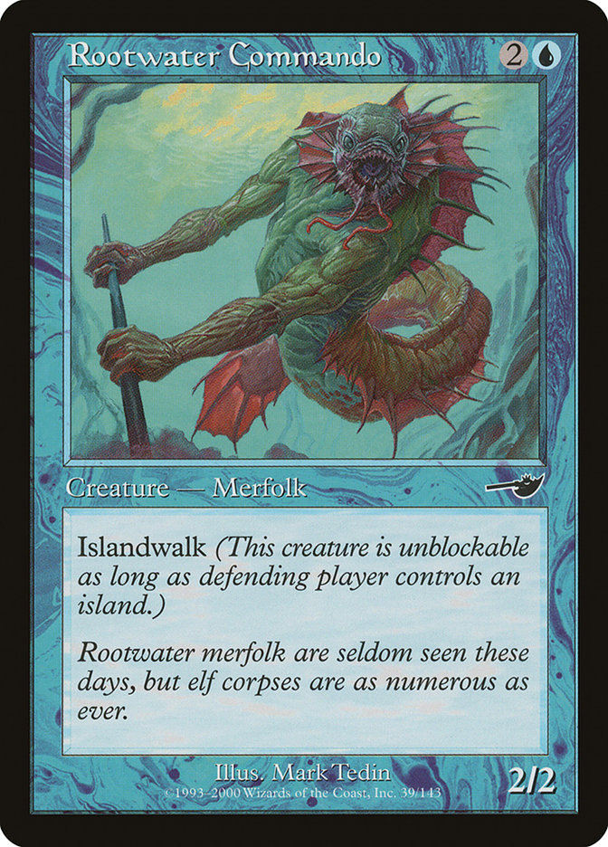 Rootwater Commando NEM-39 Nemesis Magic card