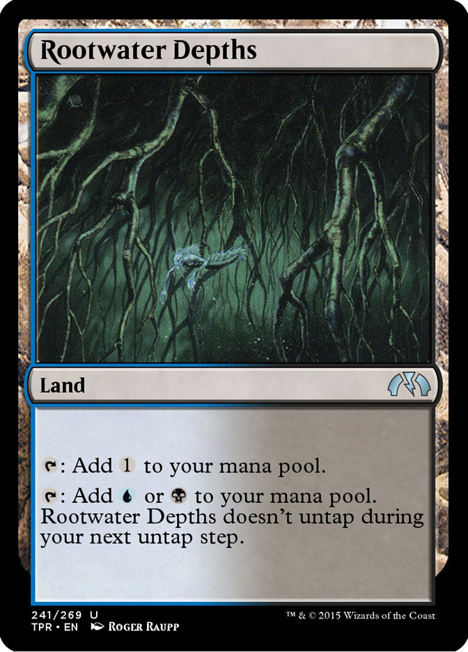 Rootwater Depths TPR-241 Tempest Remastered Magic card