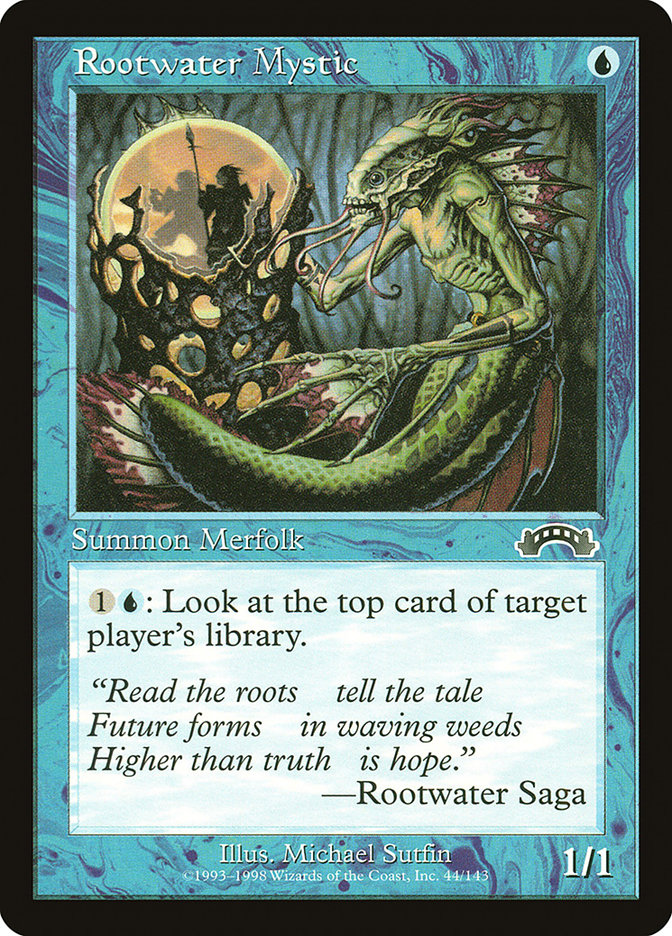 Rootwater Mystic EXO-44 Exodus Magic card