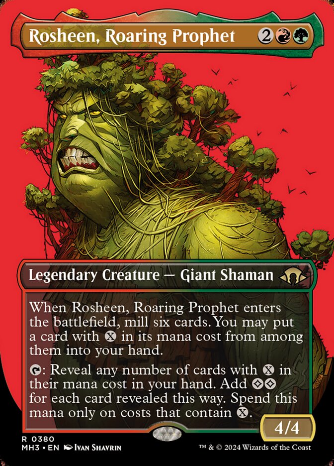 Rosheen, Roaring Prophet MH3-380 Modern Horizons 3 Magic card